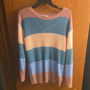 LuLaRoe Women's Multicolor Striped Sweater